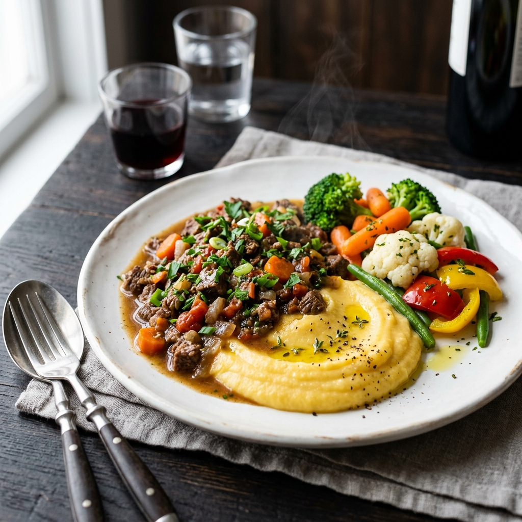 Prato Saudável Sálvia - Picadinho de Carne