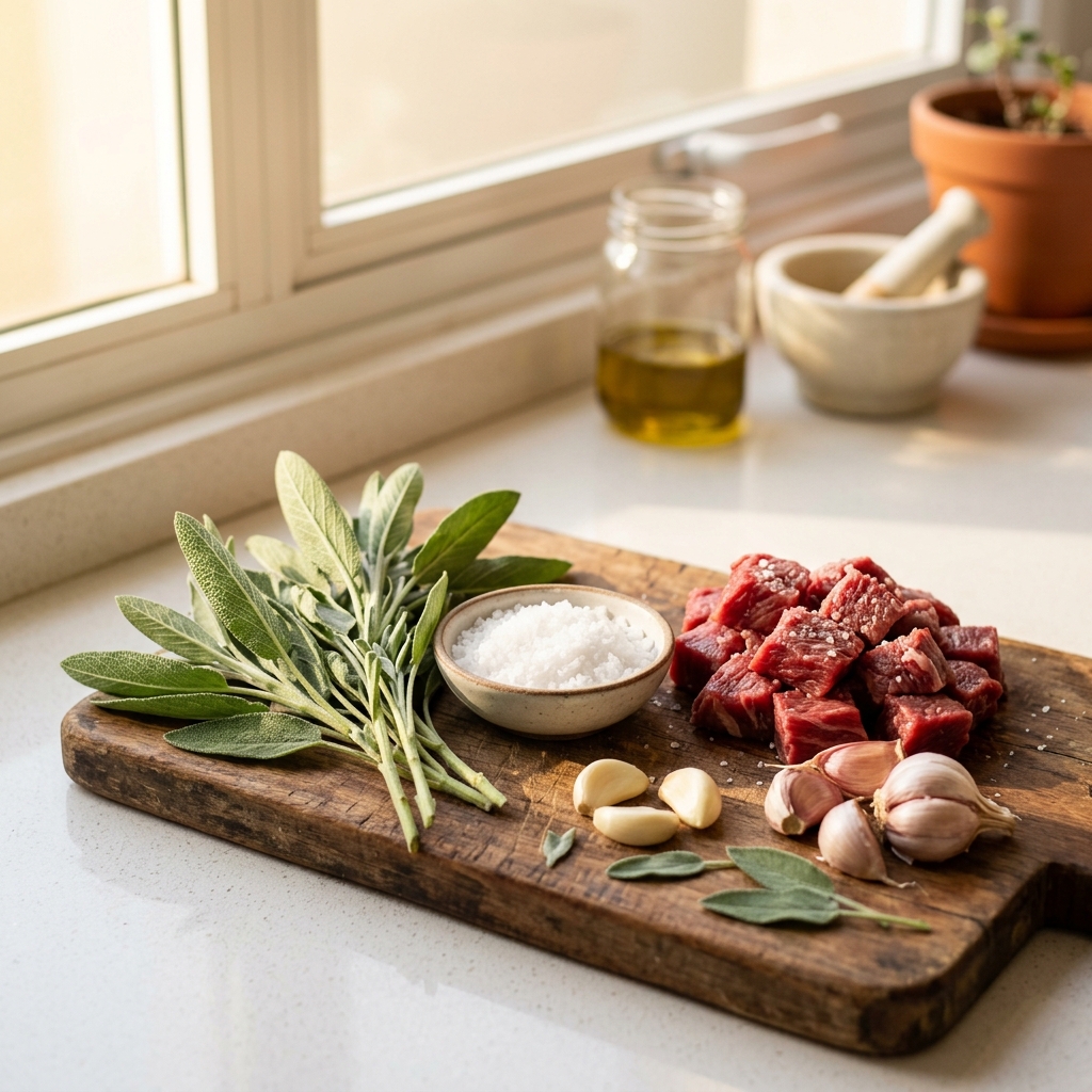 Ingredientes Frescos Sálvia